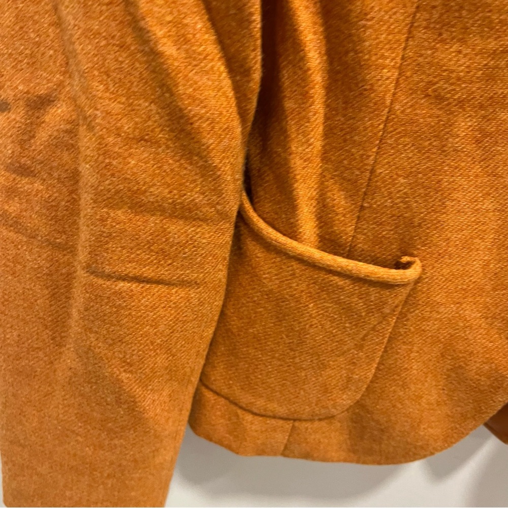 Women's Unique Statement Orange Blazer - image 6